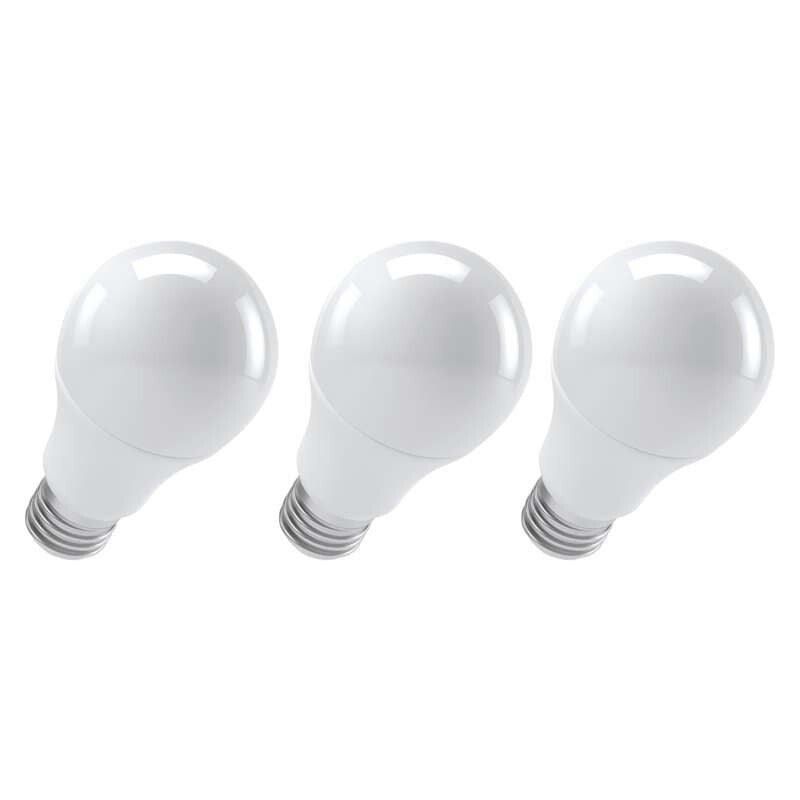 LED žárovka Emos ZQ51603, E27, 14W, kulatá, teplá bílá, 3ks