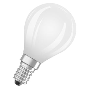 LED žárovka Osram STAR, E14, 6W, kulatá, čirá, teplá bílá