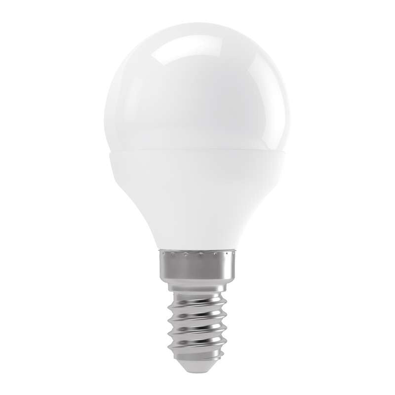 LED žárovka Emos ZQ1211, E14, 4W, mini, čirá, neutrální bílá