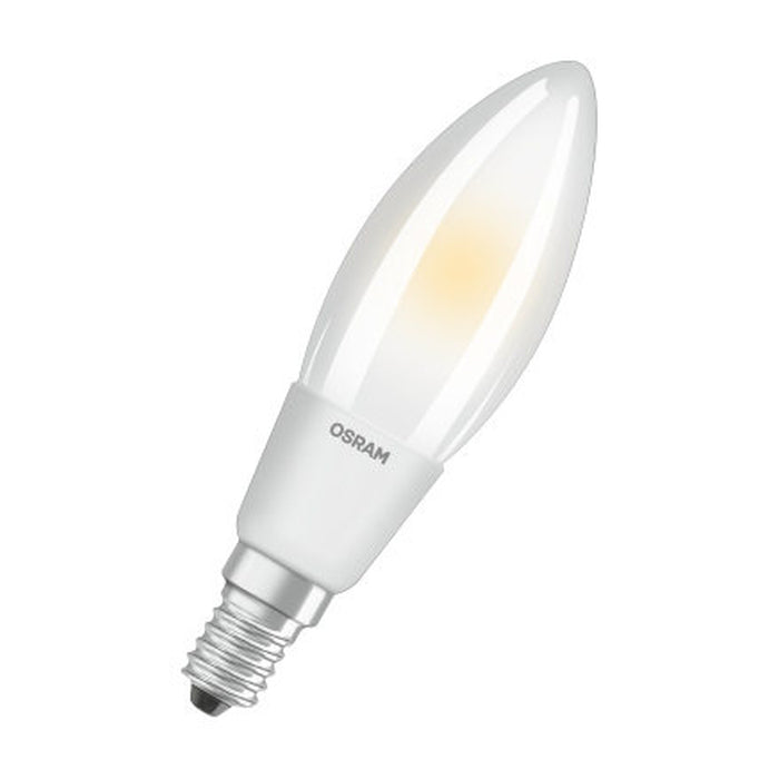 LED žárovka Osram STAR, E14, 6W, kulatá, čirá, teplá bílá