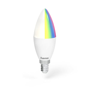SMART LED žárovka Hama, E14, 5,5W, RGBW
