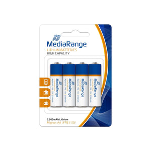 Lithiová baterie MediaRange Premium AA 1.5V FR6, 4ks