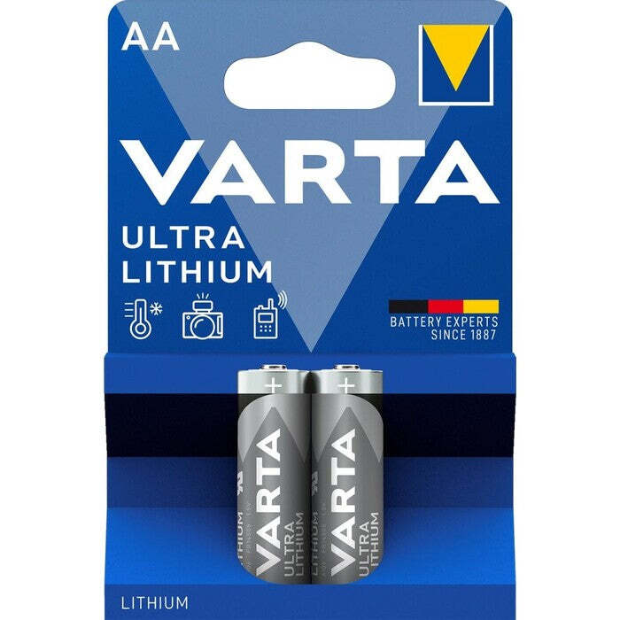Lithiová tužková baterie Varta Profi, AA, 2ks