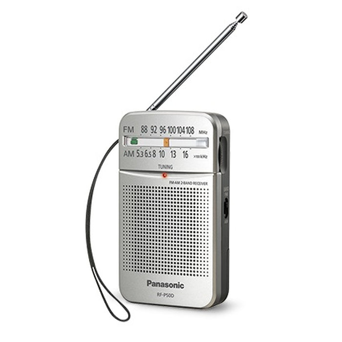 Rádio Panasonic RF-P50DEG, stříbrné