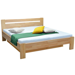 Masivní postel Maribo 2, 160x200, vč. roštu, bez matrace, buk