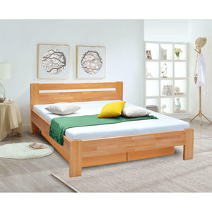 Masivní postel Maribo 2, 160x200, vč. roštu, bez matrace, olše