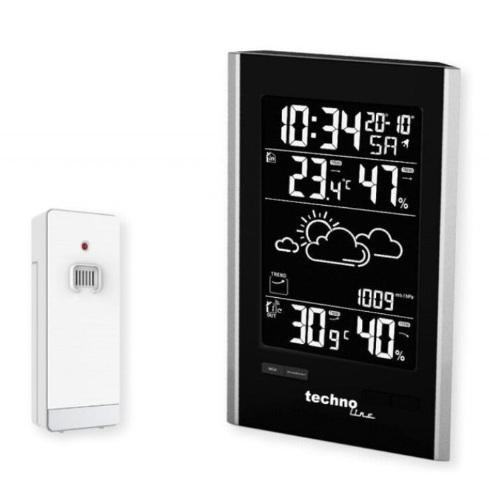 Meteostanice TechnoLine WS9060, barevný inverzní displej