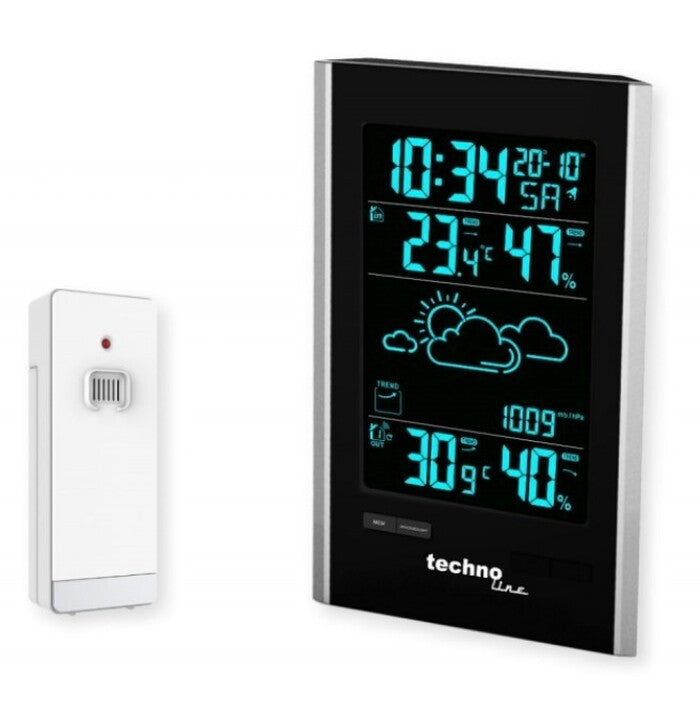 Meteostanice TechnoLine WS9060, barevný inverzní displej