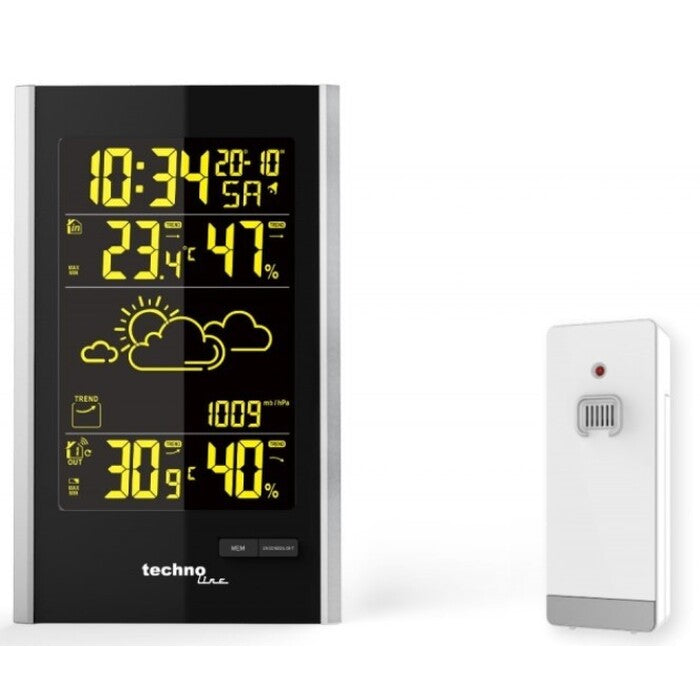 Meteostanice TechnoLine WS9060, barevný inverzní displej