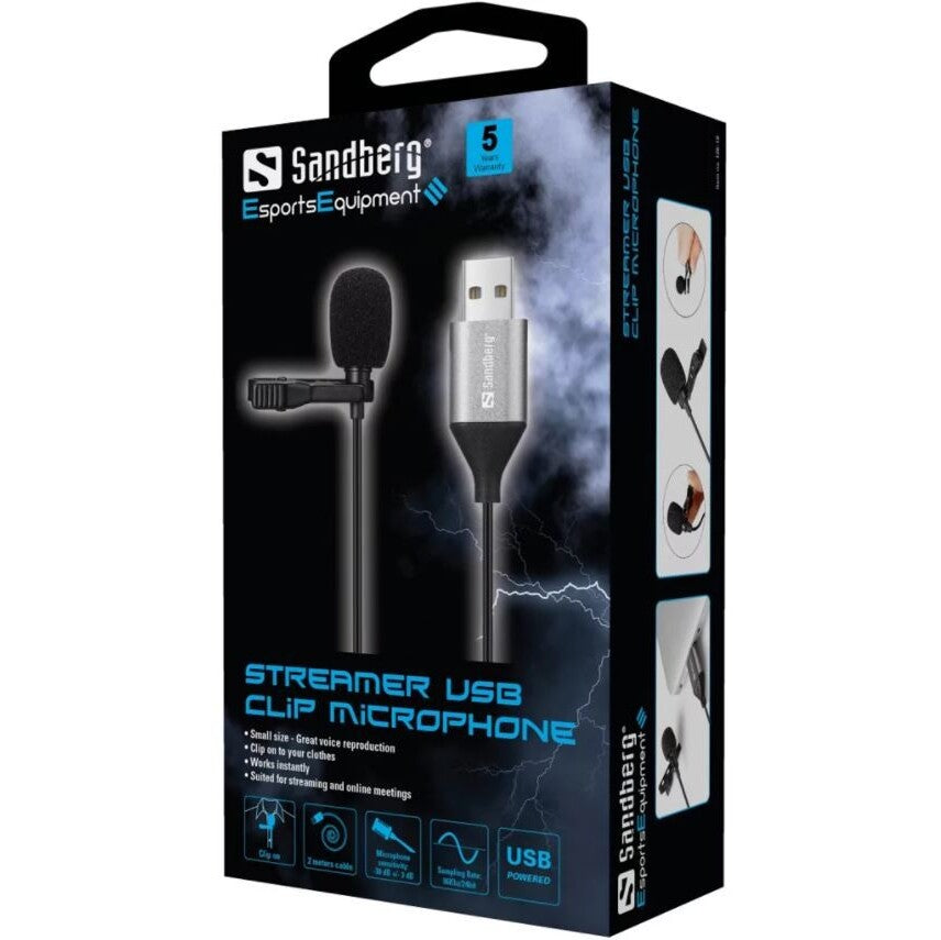Mikrofon Sandberg Streamer Clip 126-19