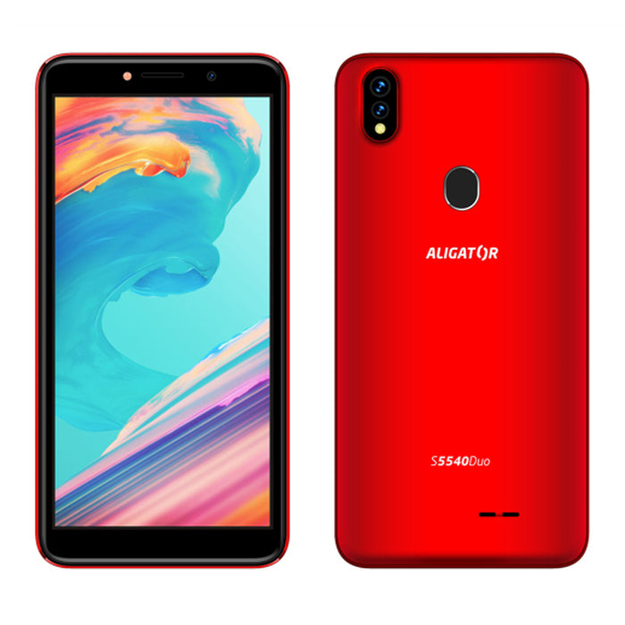 Mobilní telefon Aligator S5540 2GB/32GB, červená POUŽITÉ, NEOPOTŘ