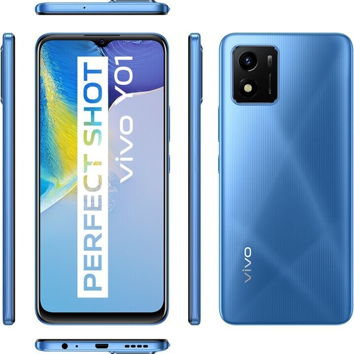 Mobilní telefon Vivo Y01 3GB/32GB, modrá