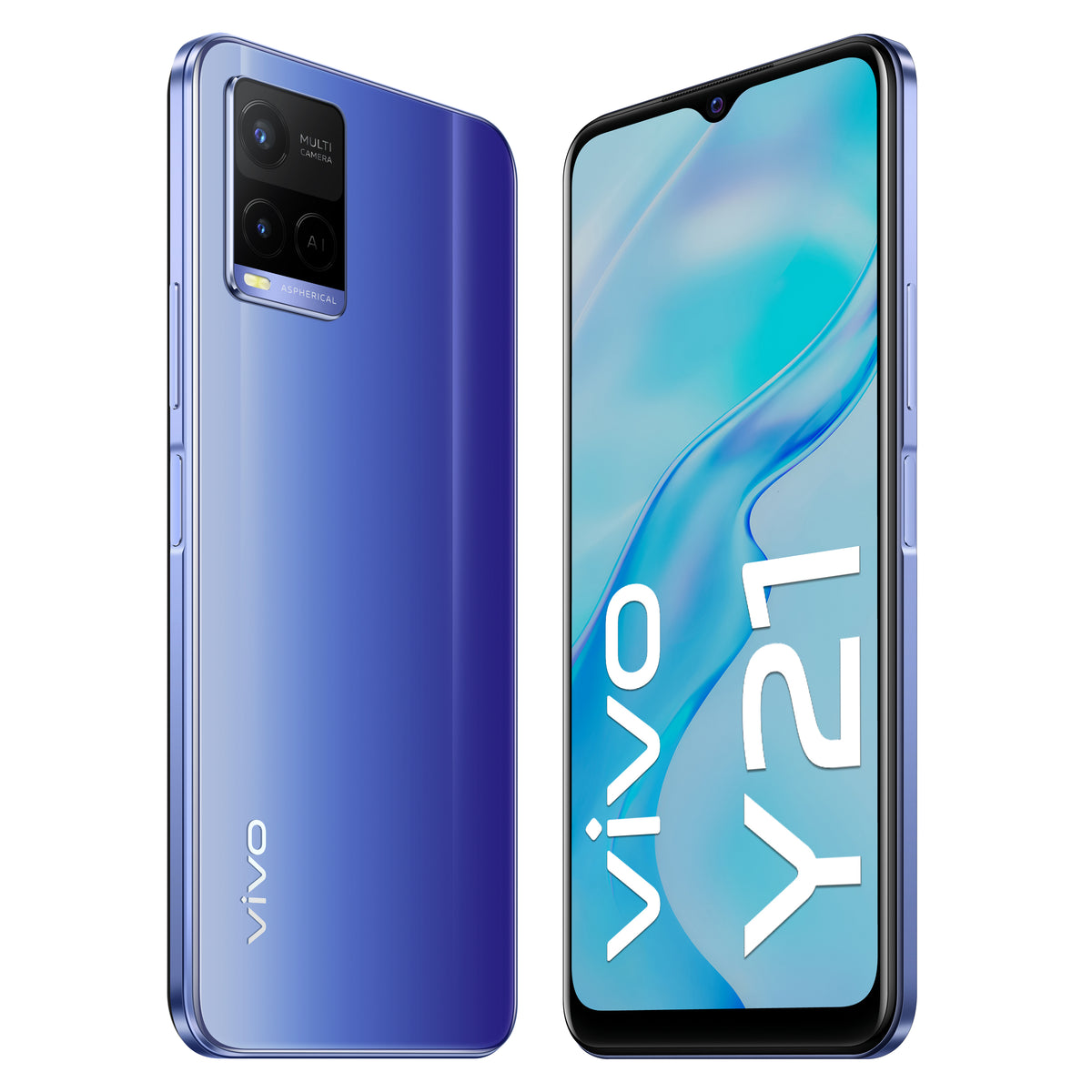 Mobilní telefon VIVO Y21 4GB/64GB, modrá