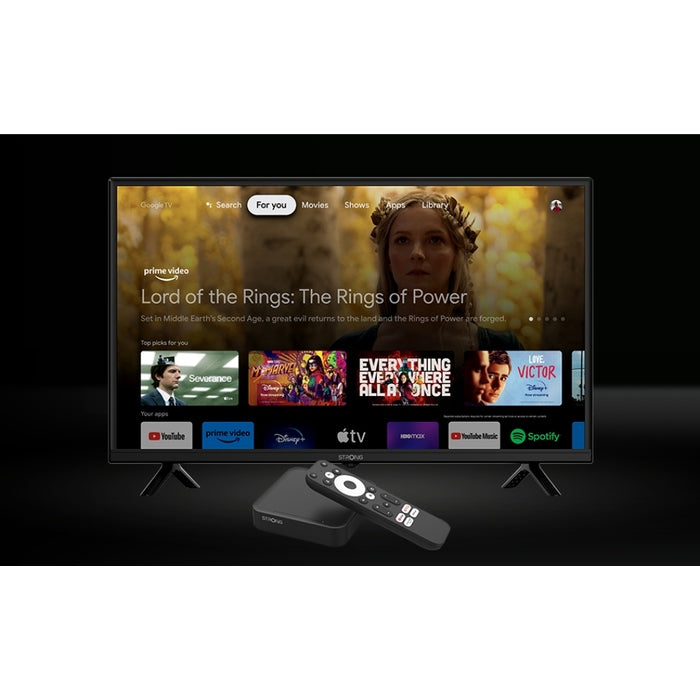 Multimediální centrum Strong Leap-S3. 4K Google TV