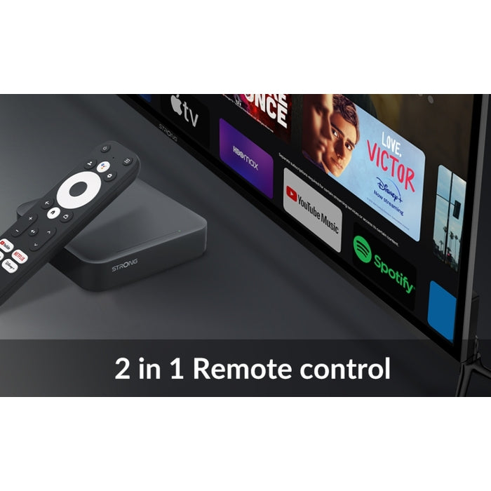 Multimediální centrum Strong Leap-S3. 4K Google TV