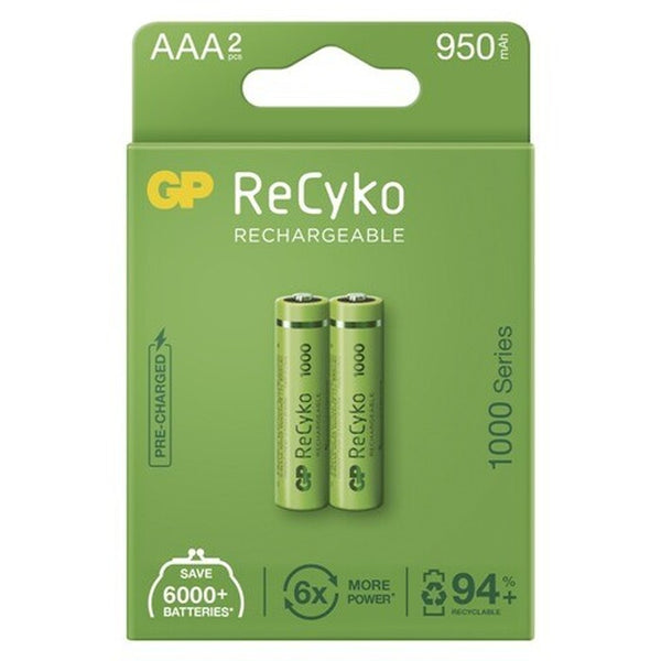 Levně Nabíjecí baterie GP B2111 ReCyko, 1000mAh, AAA, 2ks