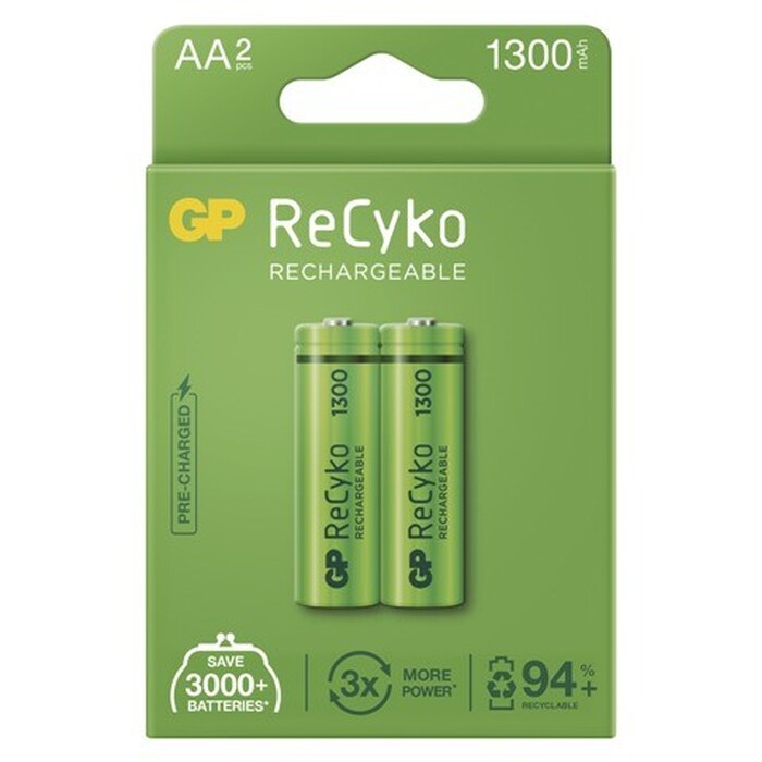 Nabíjecí baterie GP B2123 ReCyko, 1300mAh, AA, 2ks