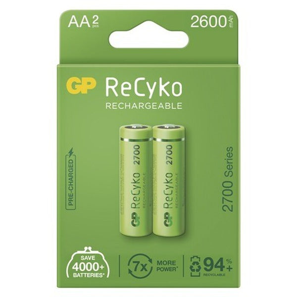 Levně Nabíjecí baterie GP B2127 ReCyko, 2700mAh, AA, 2ks