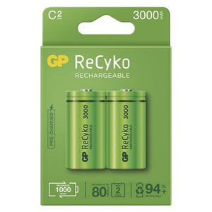 Nabíjecí baterie GP B2133 ReCyko, 3000mAh, C, 2ks
