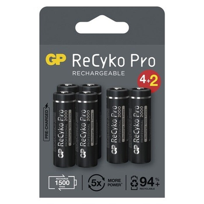 Nabíjecí baterie GP B2220V ReCyko Professional, AA, 6ks