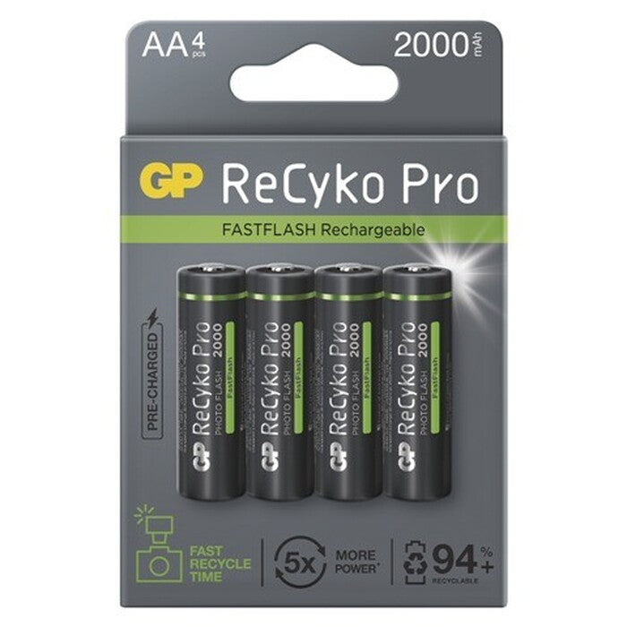Nabíjecí baterie GP B2420 ReCyko Pro Photo Flash, AA, 4ks