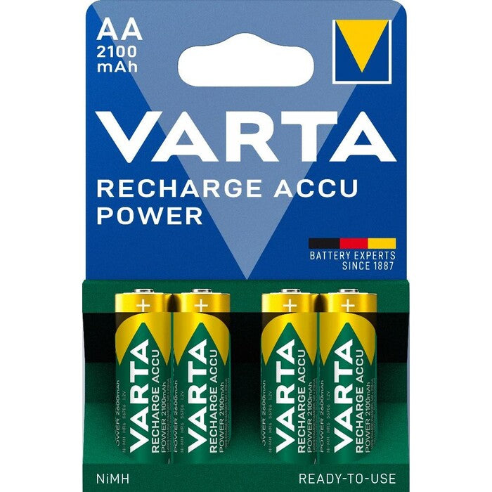 Nabíjecí baterie Varta, AA, 2100mAh, 4ks