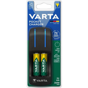 Nabíječka baterií Varta Pocket charger, 4xAA, 2600mAh