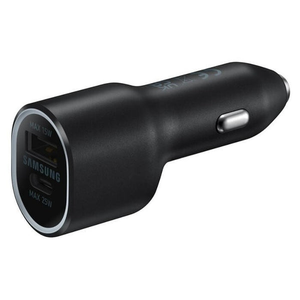 Levně Nabíječka do auta Samsung 40W USB/USB-C, duální, černá