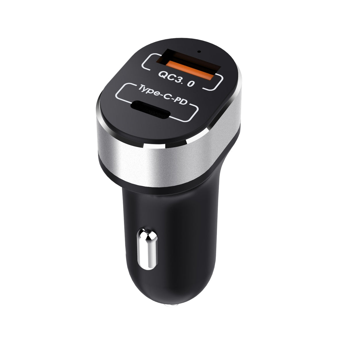 Nabíječka do auta WG 2xUSB/PD + Quick Charge 3.0 22,5W, černá