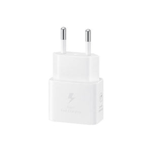 Nabíječka Samsung 25W, bílá, USB-C + kabel 1m