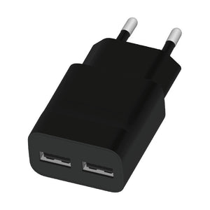 Nabíječka WG 2xUSB 2,4A + kabel Micro USB, černá