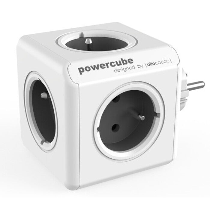 Napájecí adaptér PowerCube Original 5 zásuvek, šedá