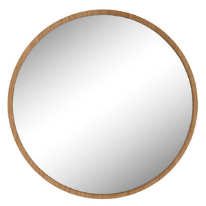 Nástěnné zrcadlo Catania (75x2x75 cm, hnědá)
