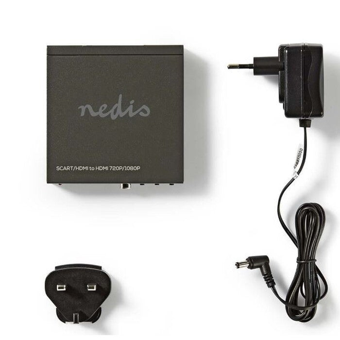 NEDIS přepínač/SCART + HDMI vstup - HDMI výstup/Full HD