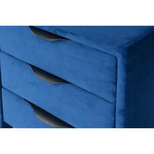 Noční stolek Franz (tmavě modrá)