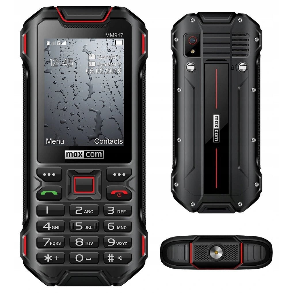 Odolný tlačítkový telefon Maxcom Strong MM917