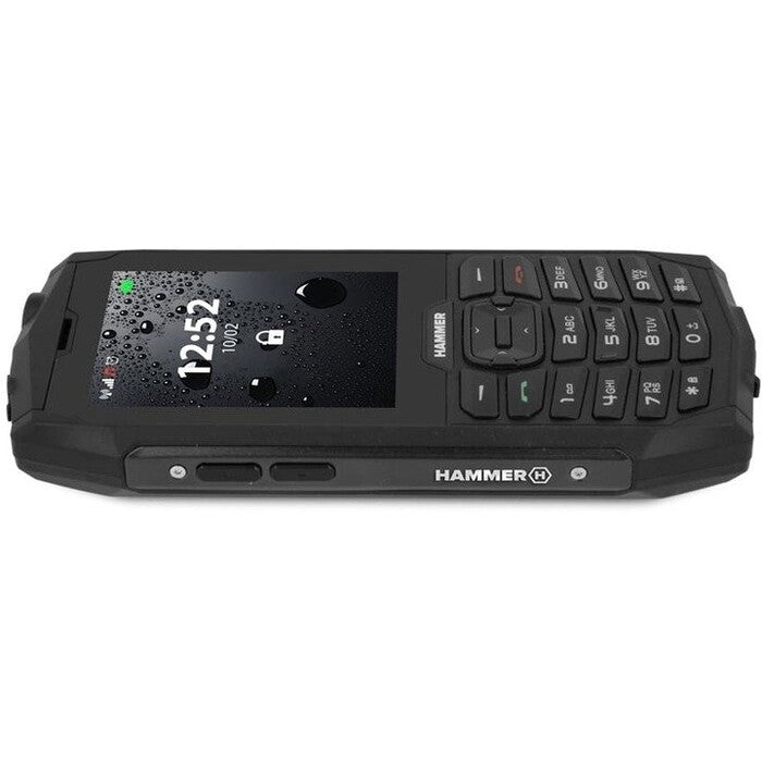 Odolný tlačítkový telefon myPhone Hammer 4, černá
