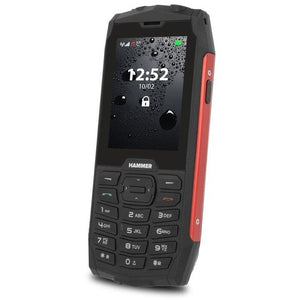 Odolný tlačítkový telefon myPhone Hammer 4, červená
