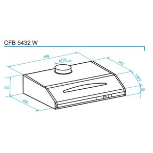 Odsavač par Beko CFB6432W