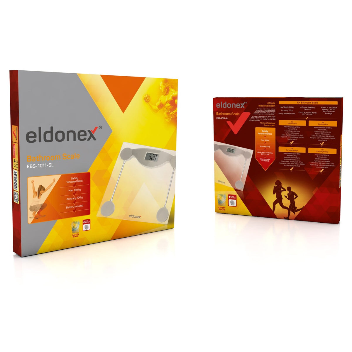 Osobní váha Eldonex BodyFit EBS-1011-SL, 150 kg
