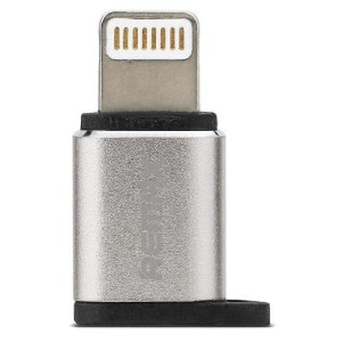 Adaptér Remax Micro USB na Lightning, stříbrná