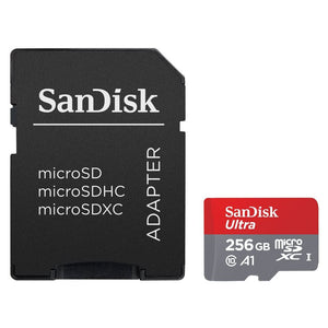 Paměťová karta SanDisk Ultra Class 10 MicroSDXC 256GB 150MB/s, SD adaptér