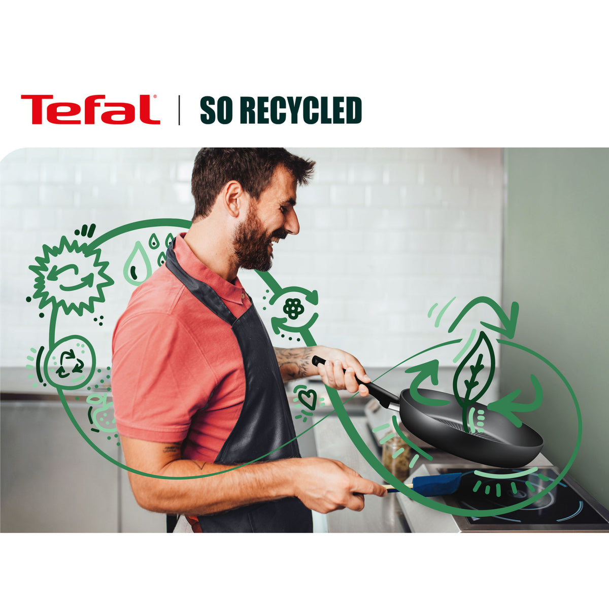 Pánev Tefal So Recycled C2910632, 28cm