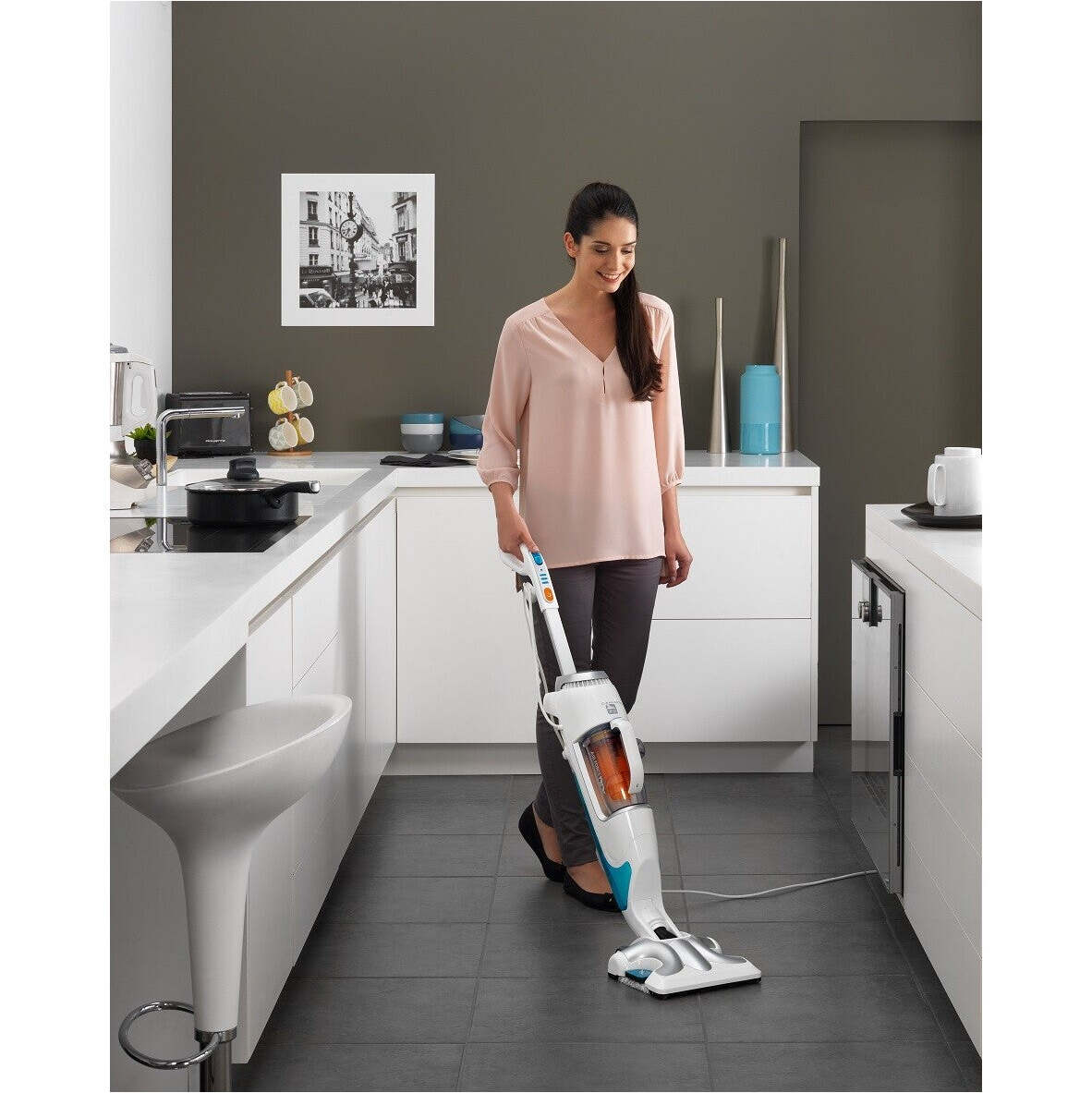 Parní mop Rowenta Clean &amp; Steam RY7577WH