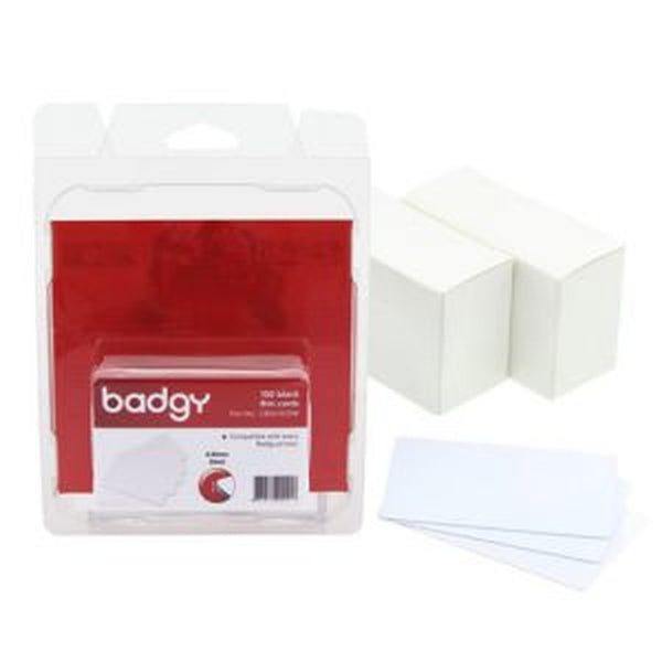 Levně BADGY PVC Cards x100 - Thin (20mil - 0,50 mm)