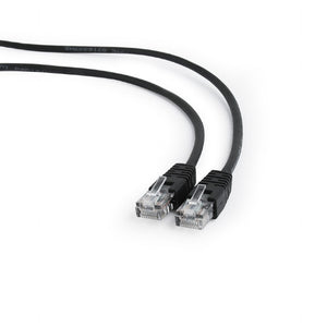 Patch kabel CABLEXPERT c5e UTP,  1m, černý