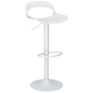 Plastová barová židle Nessie bílá - II. jakost