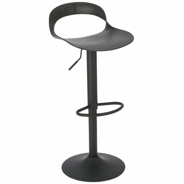Levně Plastová barová židle Nessie černá