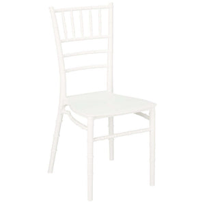 Plastová jídelní židle Chiara bílá