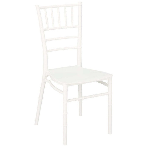 Levně Plastová jídelní židle Chiara bílá
